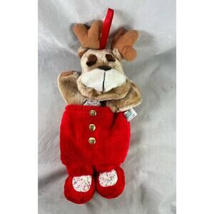 Stuffed Plush Bear Christmas Stocking 23" Holiday Decor Plushie Mantel Stocking